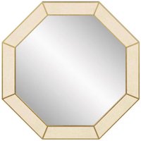 Ivory Brass Shagreen Mirror