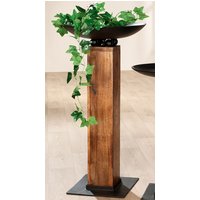 Renee Large Wooden Metal Bow Stand In Anthracite And Natural