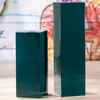 Clayton Fiberglass Set Of 2 Decorative Pillar In Blue