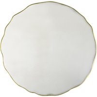 Calgary Glass Portrait Wall Mirror With Champagne Wooden Frame