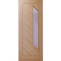 Deanta Torino Prefinished Oak Glazed Fire Door 30m 1981mm x 686mm x 45mm