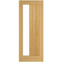 Deanta Ely Prefinished Oak Glazed FD30 Door 2040 x 826 x 45mm