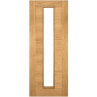Deanta Seville Prefinished Oak Glazed 1 Lite Fire Door 30m 1981 x 762 x 45