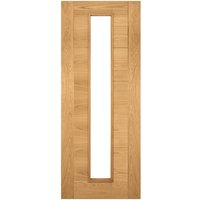 Deanta Seville Prefinished Oak Glazed 1 Lite Fire Door 30m 1981 x 838 x 45