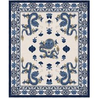 TEMPLE CEREMONY CHINESE BLUE