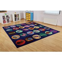 Mini Beasts Classroom Carpet