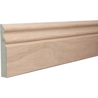 Ogee Veneered American White Oak Unlacquered Skirting