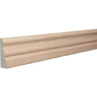 Ogee 18mm x 68mm x 2440mm Veneered American White Oak Unlacquered