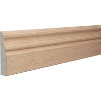 Ogee 18mm x 94mm x 4400mm Veneered American White Oak Unlacquered