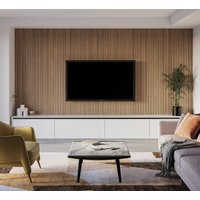 Oak Slatted Wall Panelling kit