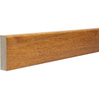 Rounded One Edge 18mm x 68mm x 2440mm Wood Grain Golden Oak Fully Finished