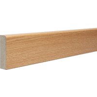Rounded One Edge 18mm x 68mm x 2440mm Wood Grain Light Oak Fully Finished