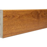 Rounded One Edge 18mm x 119mm x 2440mm Wood Grain Golden Oak Fully Finished