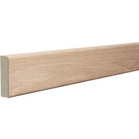 Rounded Two Edge Veneered American White Oak Unlacquered