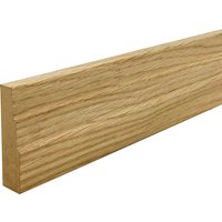 Stepped 18mm x 68mm x 4400mm Veneered American White Oak Unlacquered
