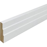 Stepped 18mm x 68mm x 2440mm Matt White Fully Finished