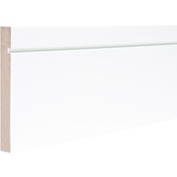 Modern Square & Grooved 18mm x 144mm x 2440mm Primed