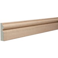 Torus 18mm x 68mm x 2440mm Veneered American White Oak Unlacquered