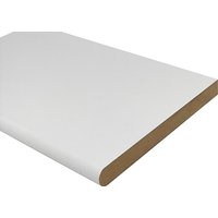 Nosed Only Window Sill 25mm x 295mm x 2440mm WHITE WOODGRAIN LAMINATE