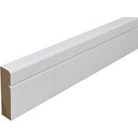 V Grooved 18mm x 68mm x 2440mm Matt White Fully Finished