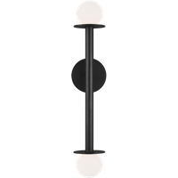 Nodes Double Wall Light Midnight Black, Wall Light - Andrew Martin