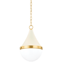 Ciara Pendant Light Soft Cream, Light - Andrew Martin