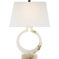 Ring Form Table Lamp Alabaster, Table Lamp, Small - Andrew Martin