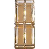 Vestal Rectangular Wall Light, 2 Light E14, French Gold