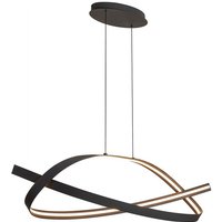Albany Loop Pendant, 1 x 36W LED, Triac Dimmable, 3000K, 2400lm, Dark Grey