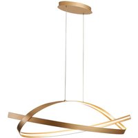 Albany Loop Pendant, 1 x 36W LED, Triac Dimmable, 3000K, 2400lm, Gold