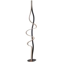 Albany Floor Lamp, 1 x 45W LED, Inline Floor Dimmer, 3000K, 3000lm, Dark Grey
