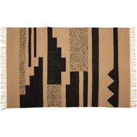 Botin Small Fabric Upholstred Trenza Rug In Multi-Colour