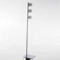 Avignon 3 Light Floor Lamp Chrome Fitting