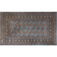 Bokhara 90x150cm Hand-Knotted Wool Rug In Blue