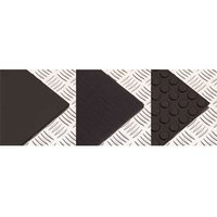 Clarke Rubber Matting - Studded - 3mm - 1000mm x 10m - Black