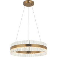 Asgata 60cm Pendant Ceiling Light Gold Matt LED 3000K Dimmable