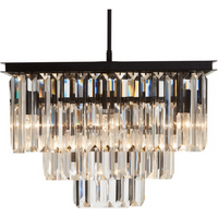 Multi Crystal Pendant Light