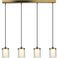 Althia Bar Pendant Ceiling Light Gold Matt LED 3000K Dimmable