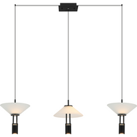 Ariston Bar Pendant Ceiling Light Black Matt LED 3000K Dimmable