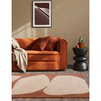Asiatic Canvas Collage Pure Wool Rug Orange