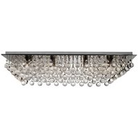 Hanna 8 Lamp Chrome Finish Semi Flush Ceiling Light