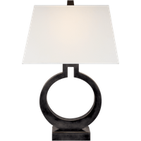Ring Form Table Lamp Bronze, Table Lamp, Large - Andrew Martin