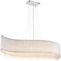 Galina 8 Lights Ceiling Pendant Light In Polished Chrome