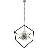Stellar 6 Lights Ceiling Pendant Light In Black