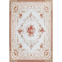 Aubusson Beige Washable Rug