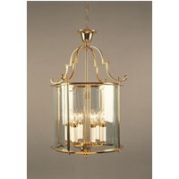LG07000/15/CH Lantern 6 Light Traditional Brass Lantern