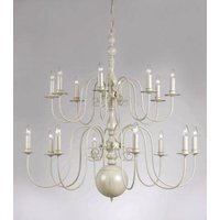 PG05579/12/CRM Bologna 12 Light Cream Chandelier