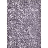 Kalini Floral Woodland Brown Washable Rug