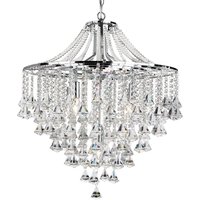 Searchlight 3495-5CC Dorchester 5 Light Crystal Chandelier