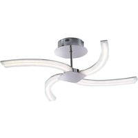 M3561 On LED 4 Light Semi Flush Ceiling Light in Chrome